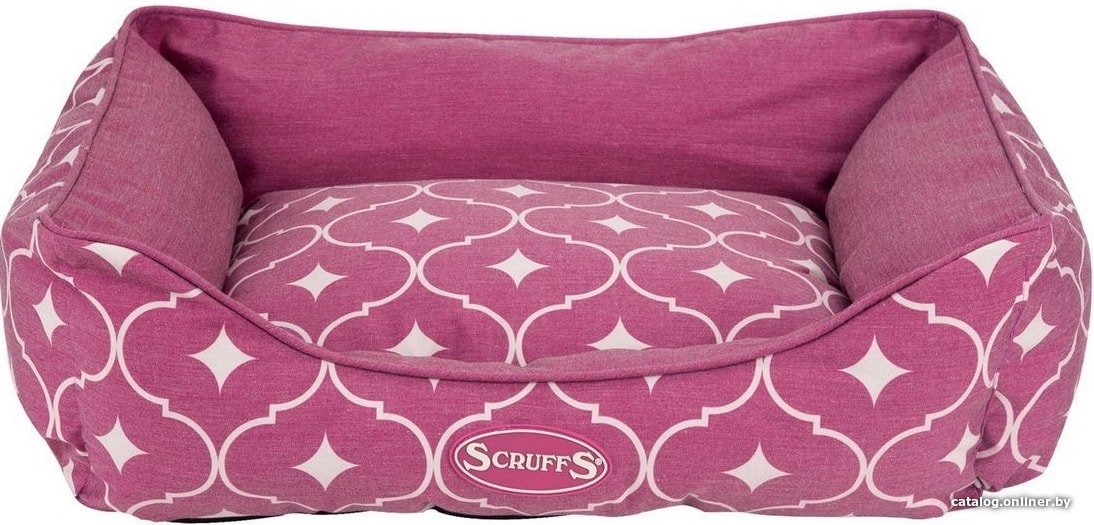 Лежак Scruffs Casablanca с бортиками 90 см (сиреневый)