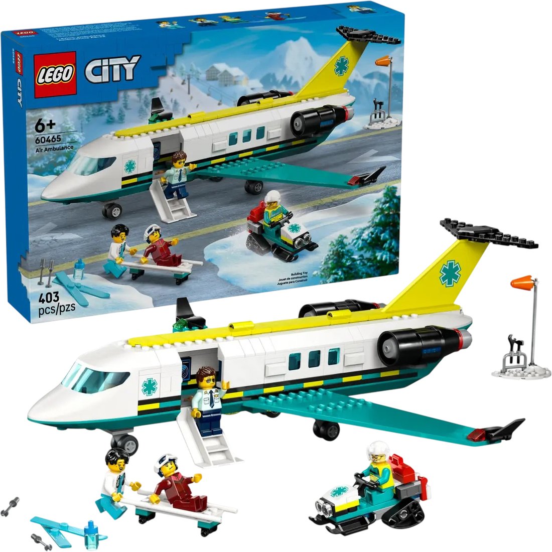 

Конструктор LEGO City 60465 Самолет скорой помощи