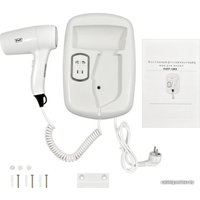 Сушилка для волос Puff 1203B (белый, с доп. розеткой)