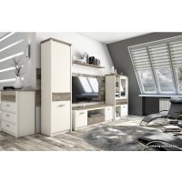 Комод Anrex Provence 2D1S (вудлайн кремовый-дуб каньон) в Могилеве