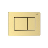 Инсталляция для унитаза Roxen для приставного унитаза Attach с кнопкой смыва 968403 (брашированное золото)