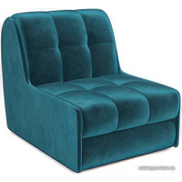 Кресло-кровать Мебель-АРС Барон №2 (бархат, сине-зеленый Star Velvet 43 Black Green) в Барановичах
