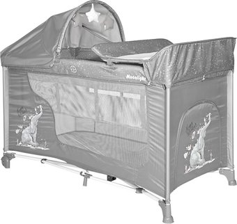 Манеж-кровать Lorelli Moonlight Rocker 2 (grey)