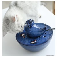 Фонтанчик Catsy Электрический (синий кит)