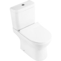 Унитаз напольный BelBagno BB130CPR/SC (с сиденьем)