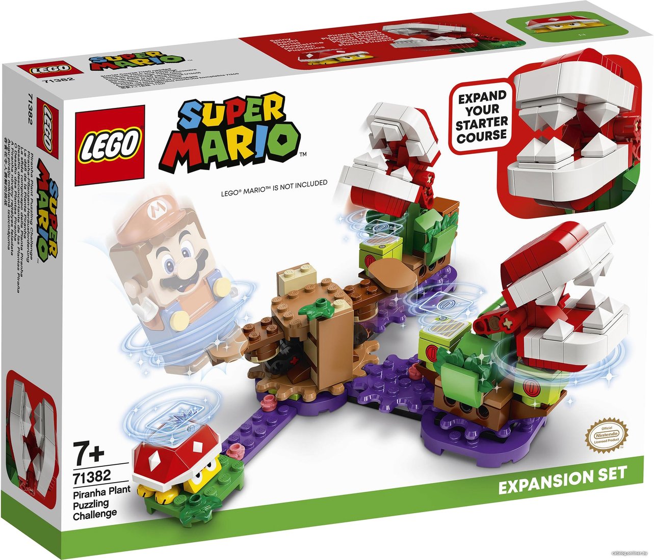 Конструктор LEGO Super Mario 71382 Загадочное испытание растения-пираньи