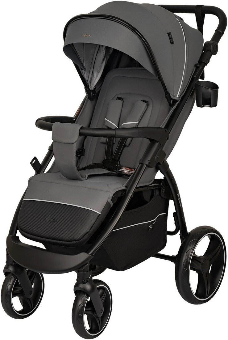

Коляска прогулочная «книга» Indigo Epica XL 2026 (темно-серый)