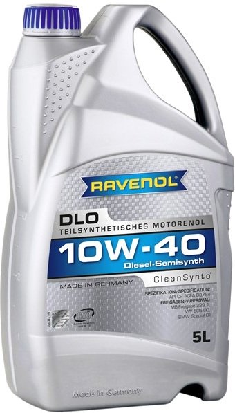 

Моторное масло Ravenol DLO Diesel 10W40 5л