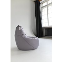 Кресло-мешок Mio Tesoro Груша XXL GF-130x85-S (серебро)