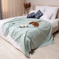 Плед Casa Conforte London Basic 150x200 6155343 (голубой)