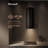 Кухонная вытяжка Weissgauff TUBUS 90 Black Edition (2025)