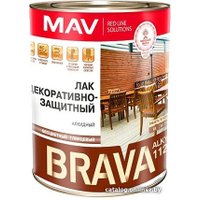 Лак Brava Alkyd 1120 декоративно-защитный 1 л (бесцветный глянцевый)