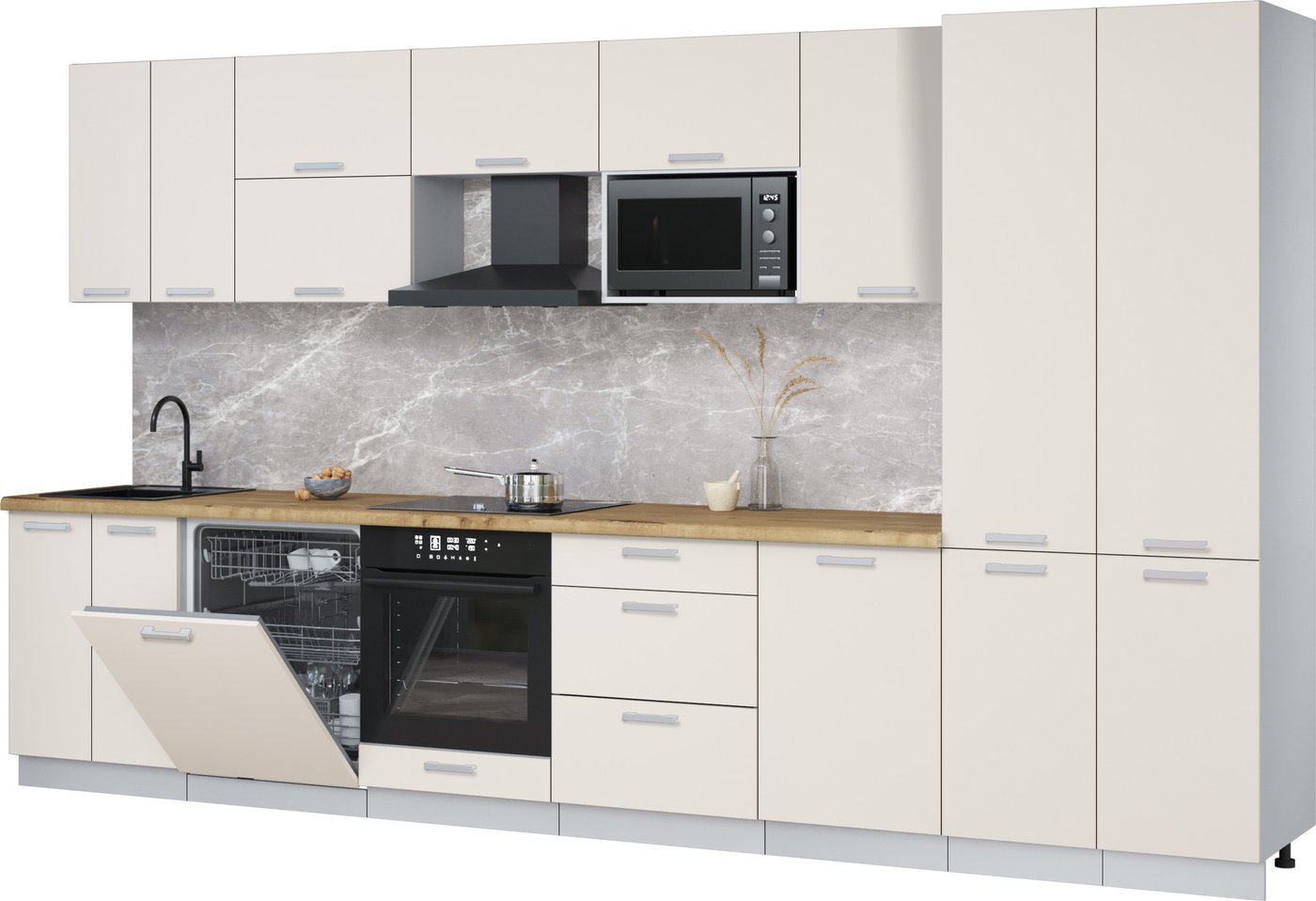 

Готовая кухня Интерлиния Мила Лайт 3.7-ПМ2 (персидский жемчуг/персидский жемчуг/дуб бунратти)