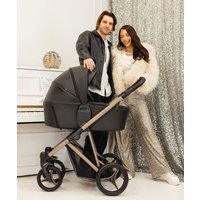 Универсальная коляска BEBETTO Pelpasso 2в1 Pro (04 Kaszmir/светло-бежевая кожа)