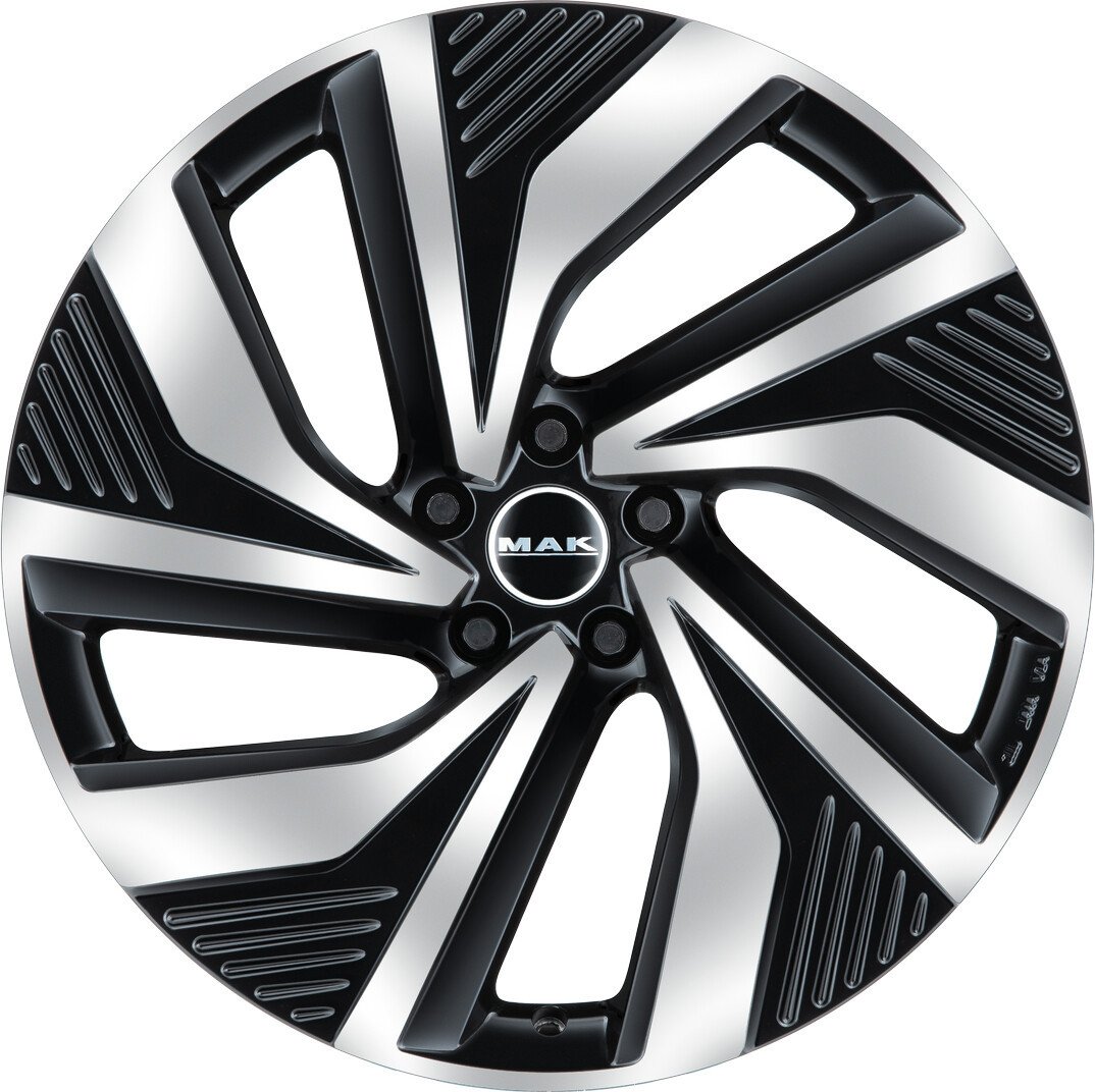 Литые диски MAK Electra 19x8 5x112мм DIA 66.6мм ET 45мм Black Mirror