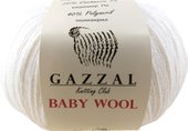 Baby Wool 801 50 г 175 м (белый)