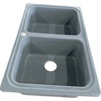 Кухонная мойка Maxstone GS-12 (темно-серый)