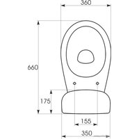 Унитаз напольный Cersanit Trento [S-KO-TR011-3-6-PL-w]