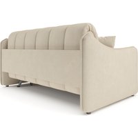 Диван Мебель-АРС аккордеон Давос НПБ 155x200 см M2-114-4 (бархат бежевый Star Velvet 6 Light Beige)