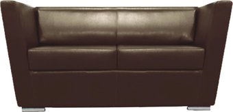 Софа Brioli Болдер двухместный (экокожа, L13 коричневый)