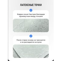 Коврик для ванной FORA Solid FOR-PE-SBE60-100