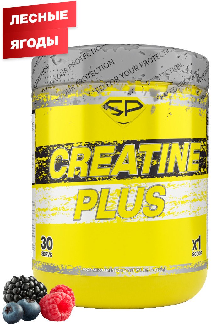 

Моногидрат креатина Steelpower Creatine Plus (300 г, лесные ягоды)