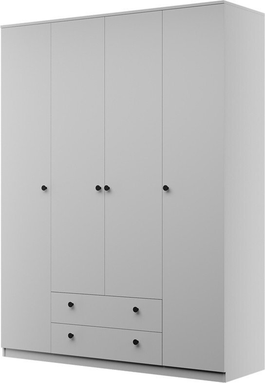 

Шкаф распашной Bravo Мебель Оскар ШР-4 (белый снег)