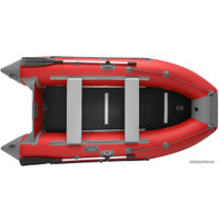 Моторно-гребная лодка Roger Boat Hunter Keel 3200 (малокилевая, красный/серый)
