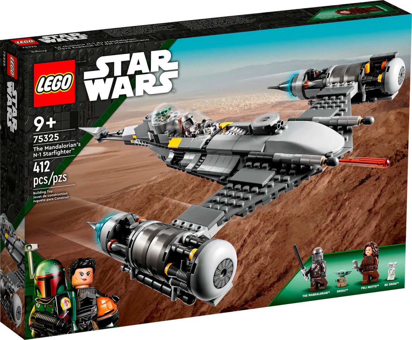 

Конструктор LEGO Star Wars 75325 Звездный истребитель Мандалорца N-1