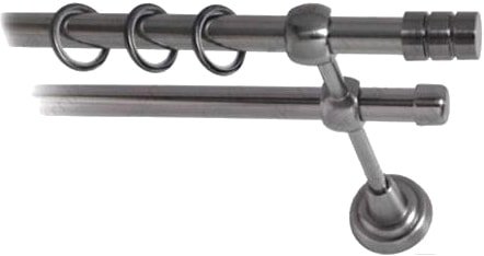 

Карниз для штор Lm Decor Цилиндр (антрацит, гладкая, 2м 16мм, 2 ряда)
