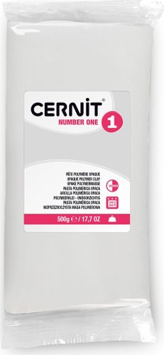 Полимерная глина Cernit № 1 (500 г, белый)