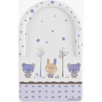 Матрас-кокон Globex Комфорт Звезды 4205/8 (фиолетовый)