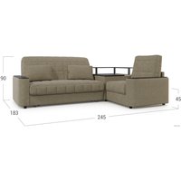 Угловой диван Moon Family 018 003553 (правый, коричневый)