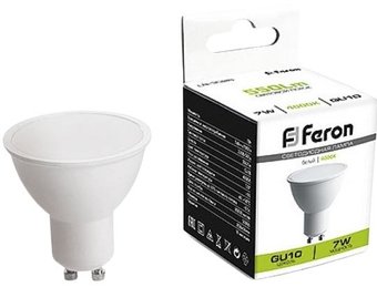 Светодиодная лампочка Feron LB-3026 7 Вт GU10 4000 К 41393