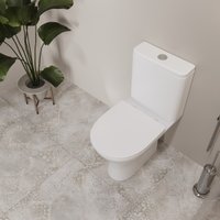 Унитаз напольный Lauter W224 2110224 + гигиенический душ Mist 21TZ221CH (горизонтальный выпуск)