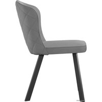 Стул DikLine 219 поворотный (B22 серый/ножки черные)