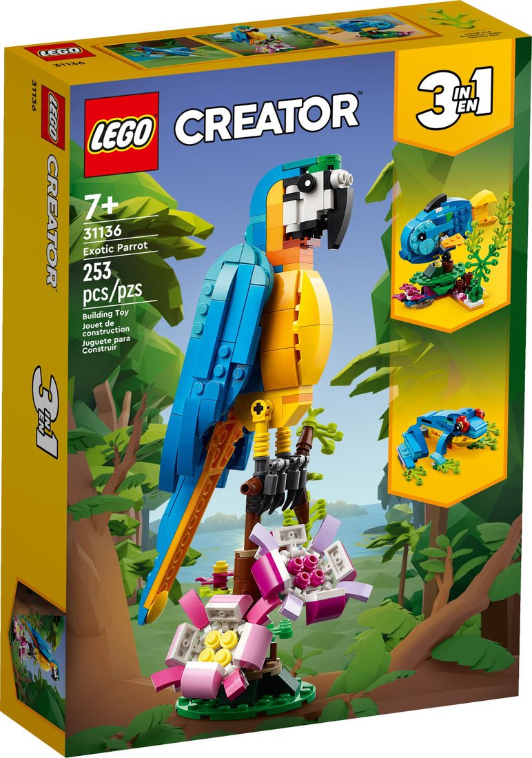 

Конструктор LEGO Creator 31136 Экзотический попугай