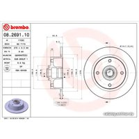  Brembo 08269110