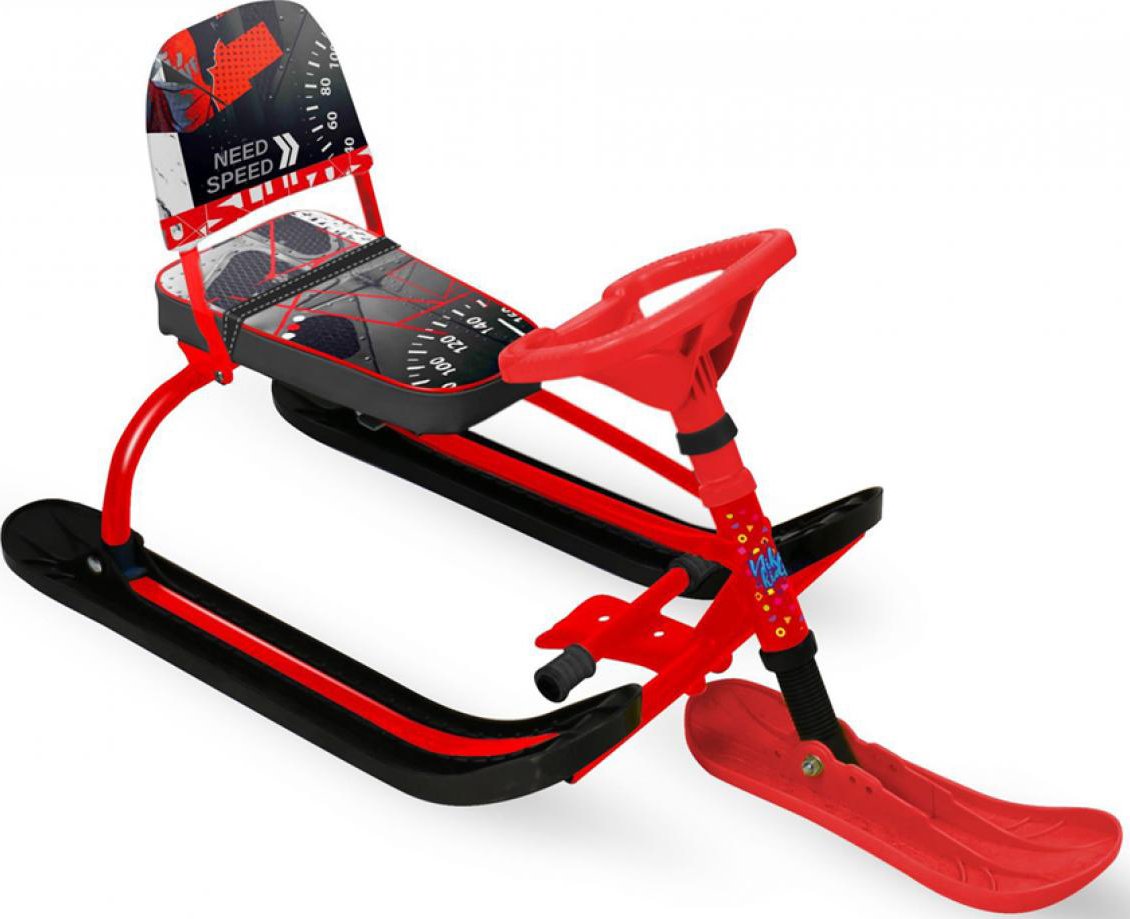 

Снегокат Nika Twiny1+ (kids extreme/ красный каркас)