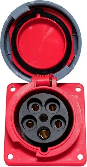 Розетка КС YHT 4452 3Р+РЕ+N 125А 380В IP67 74316