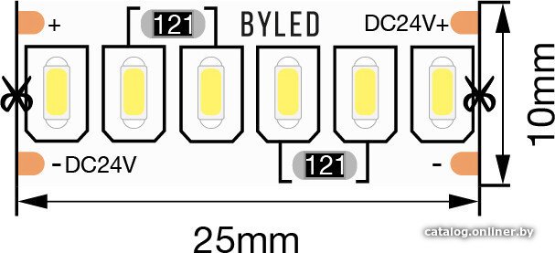 Светодиодная лента Byled BLS3014-240-24-24-W
