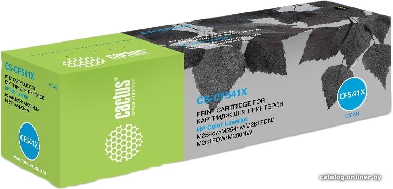 Картридж CACTUS CS-CF541X (аналог HP 203X CF541X)