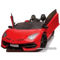 Электромобиль RiverToys Lamborghini Aventador SVJ A111MP (красный)