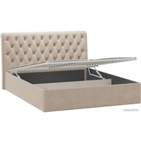 Кровать Трия Скарлет универсальная тип 1 с ПМ 160x200 (велюр мокко светлый)