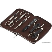 Набор для маникюра и педикюра Dewal 904BROWN (коричневый)