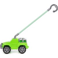Игрушка-каталка Полесье Дени с ручкой 01911 (зеленый)