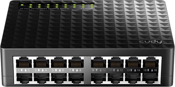 

Неуправляемый коммутатор Cudy FS1016D 1.0