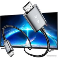 Кабель Hoco UA27 USB Type-C - HDMI (2 м, черный)