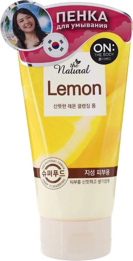 

ON:The Body Пенка для умывания Natural Lemon с экстрактом цитрусовых 120 г