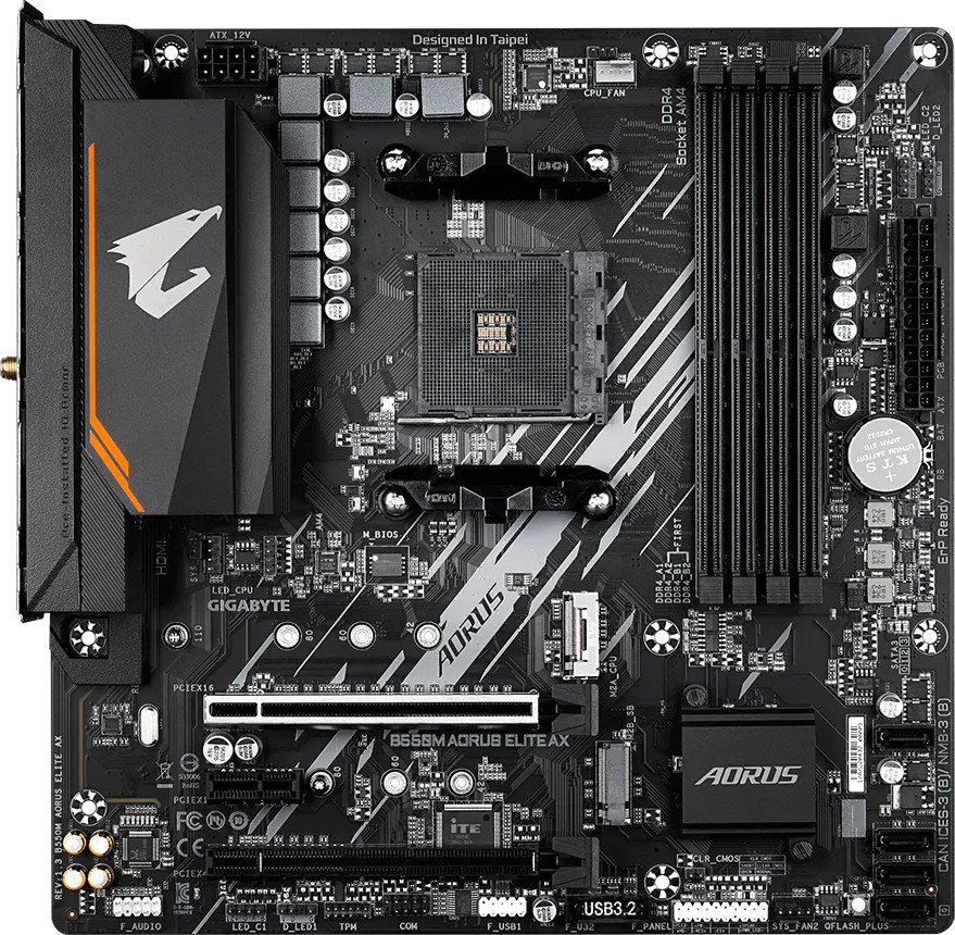 Материнская плата Gigabyte B550M Aorus Elite AX (rev. 1.3)